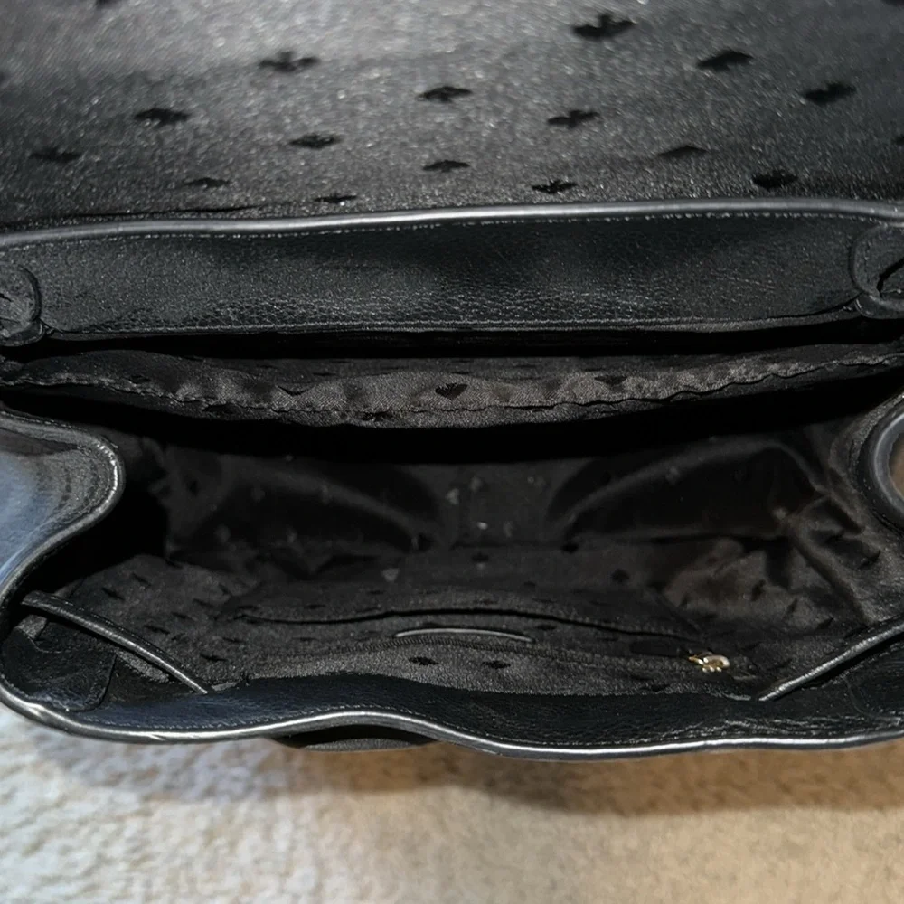Kate Spade Black Leather Backpack - Picture 5 of 5